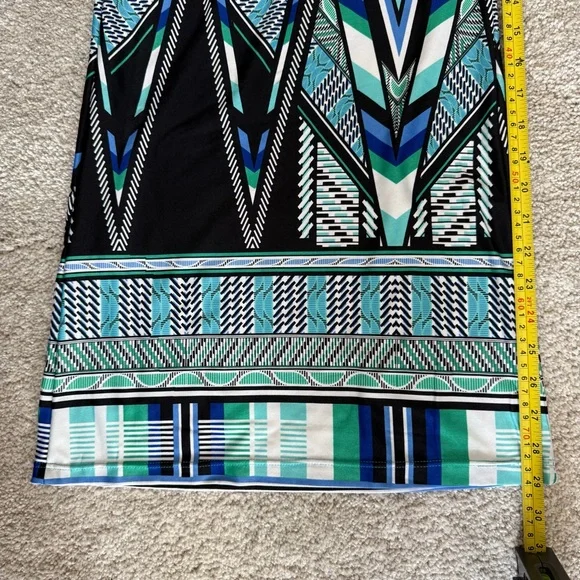 Sunny Leigh Multicolor Geometric Women's Wide-Leg Pants - Picture 8 of 9